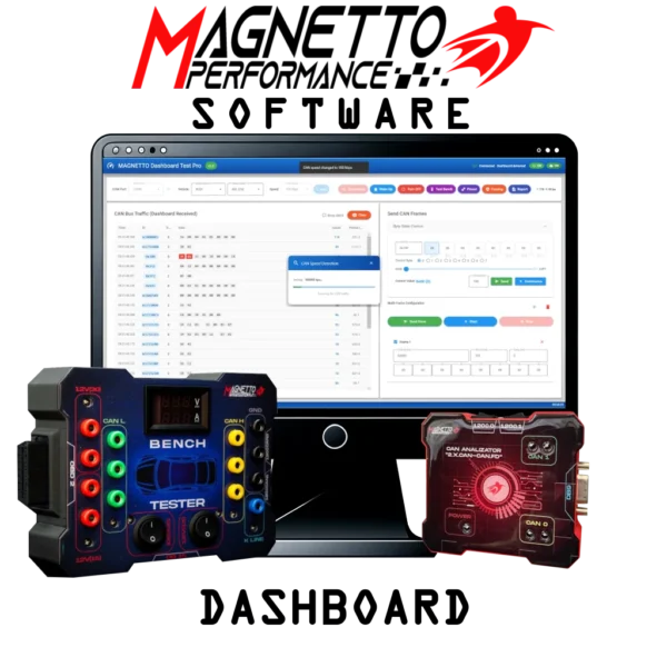 Licencja Magnetto Bench Tester DASHBOARD