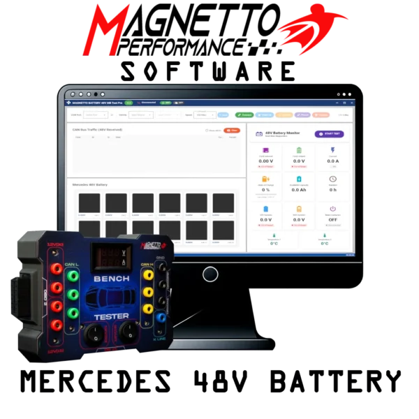 Licencja Magnetto Bench Tester Mercedes 48V Battery
